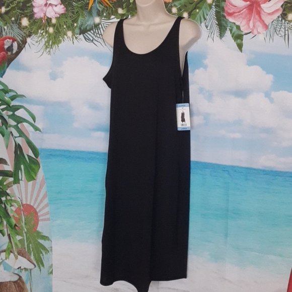 Women's Sleeveless Scoop Neck Lounge Dress Size Large NWT - Picture 3 of 12